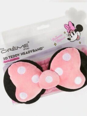The Creme Shop Minnie Mouse 3D Plush Spa Headband